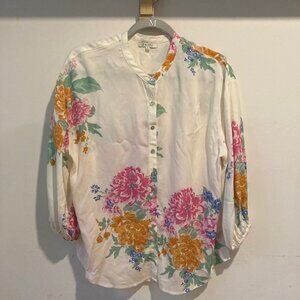 Z supply floral Blouse women's small